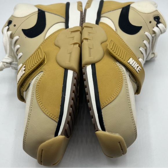 Nike Air Trainer 1 Mid Mens Lace Up Training Shoes DV7201-100 Cream Sz 11.5